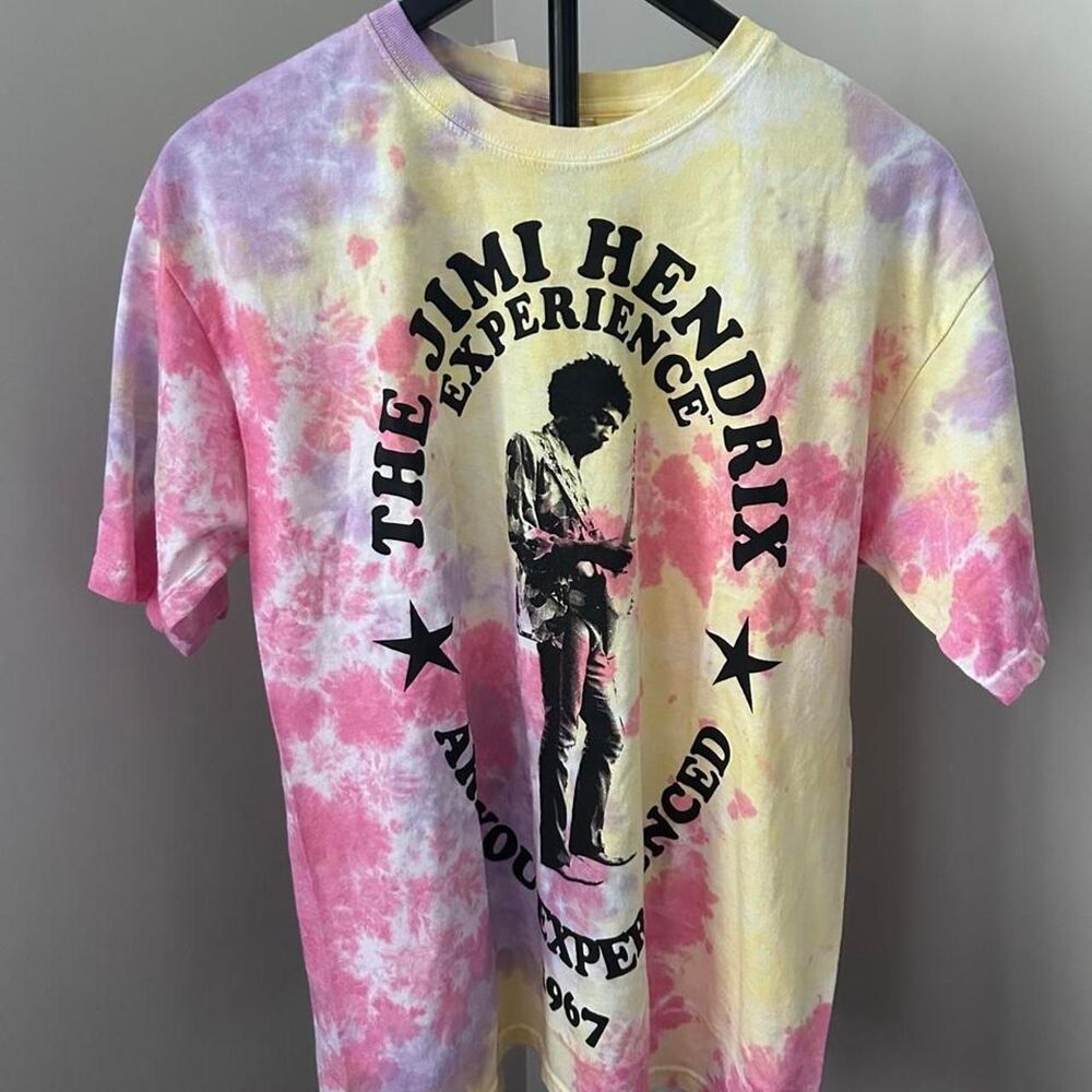 NWT Aeropostale Jimi Hendrix Tie Dye Boyfriend Graphic Tee Shirt Medium - New